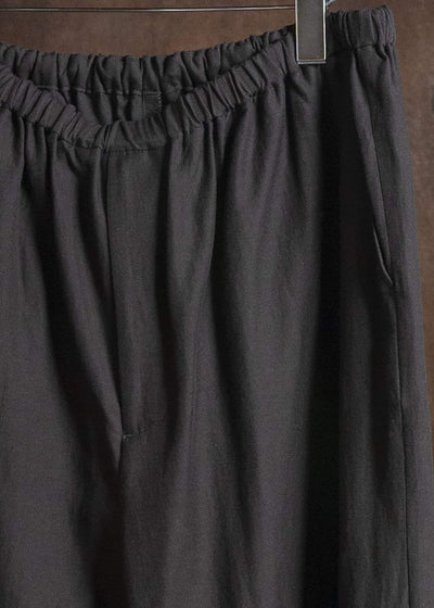 YOKO SAKAMOTO YS-26SS-51-BLACK Relax Easy Pants BROWN