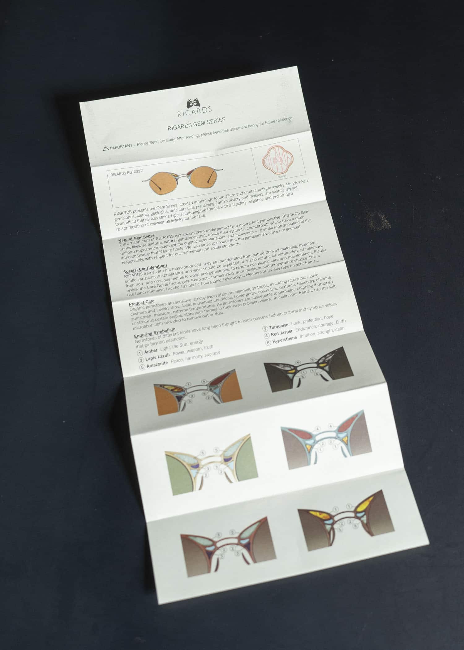 RIGARDS RG1032TI-07-15 Vitage Titanium(Frame) × Salmon(Lens) RG1032TI