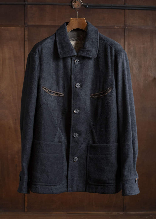 ZIGGY CHEN 0M2530927 DIAMOND SHAPED PATCHWOREK JACKET 4