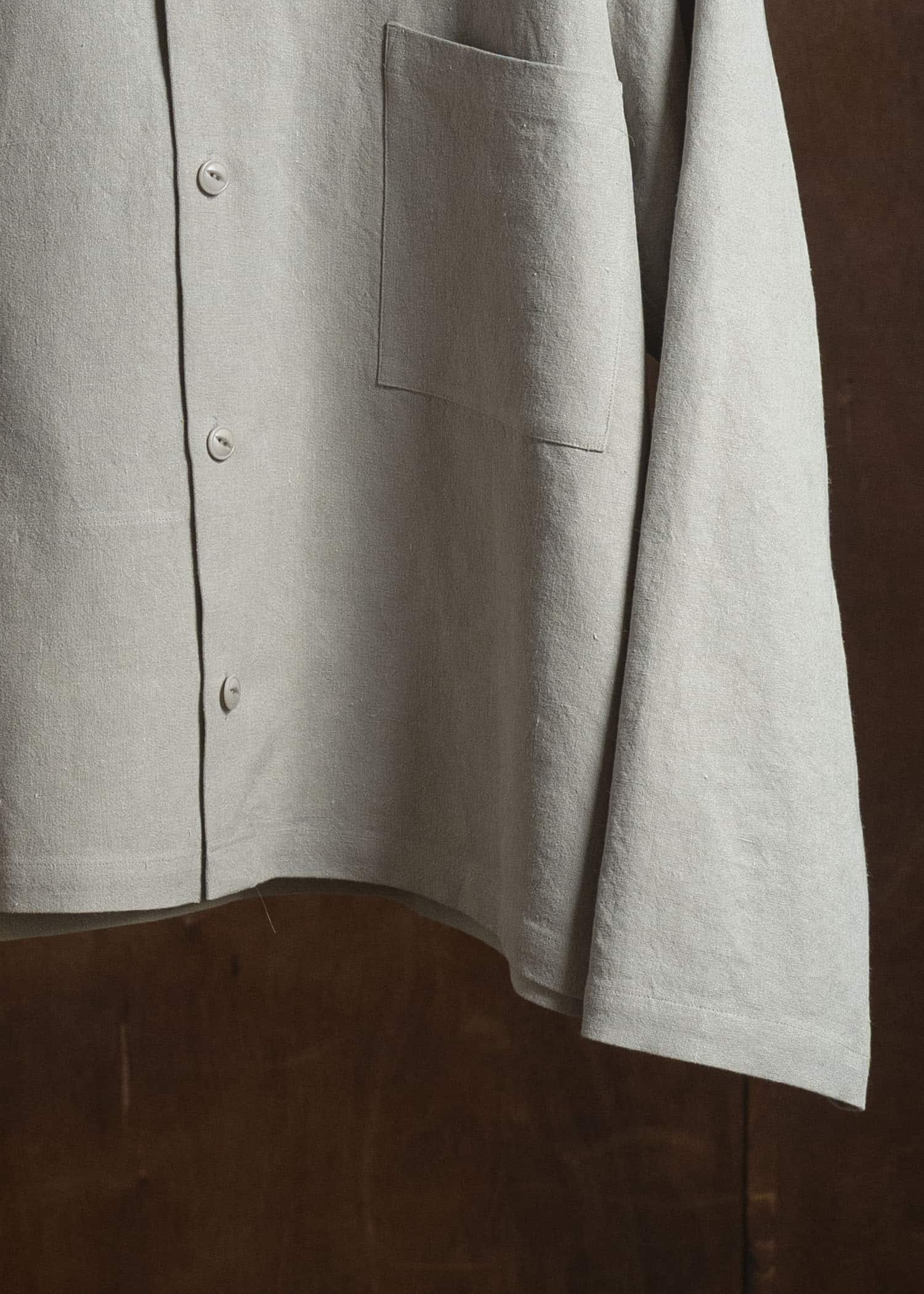 YOKO SAKAMOTO YS-26SS-28-BEIGE Work Blouse BEIGE