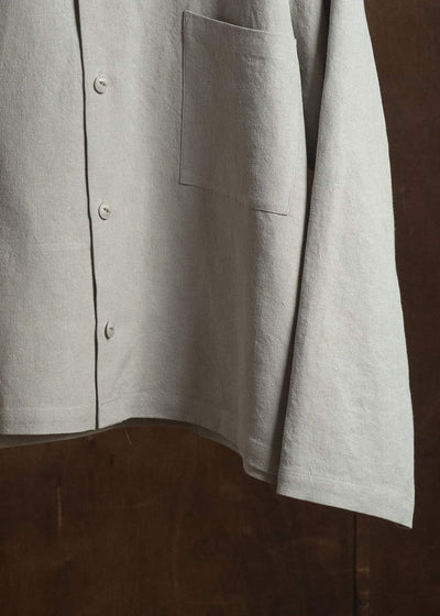 YOKO SAKAMOTO YS-26SS-28-BEIGE Work Blouse BEIGE