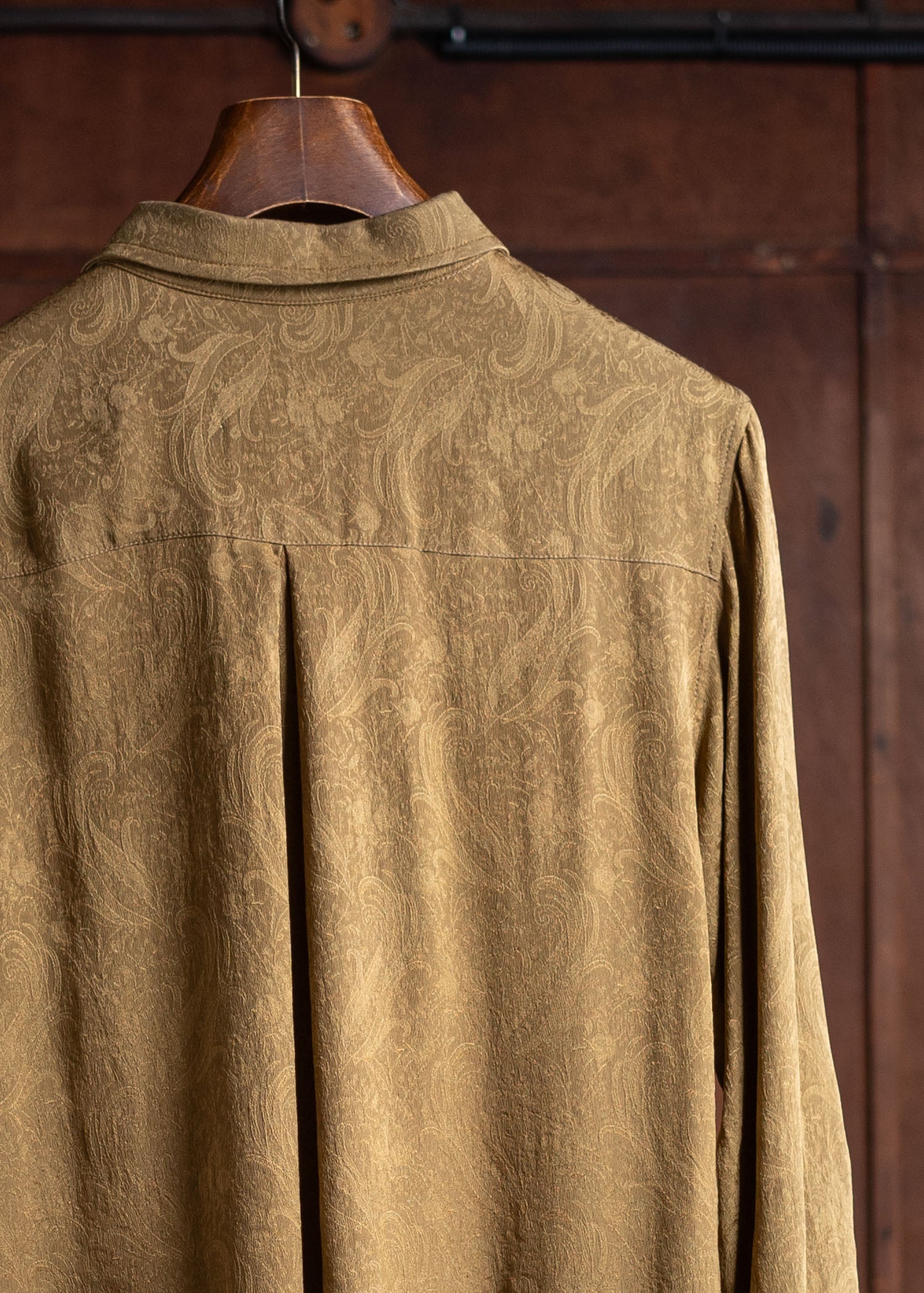 J.M.Ribot Vintage silk jacquard shirt