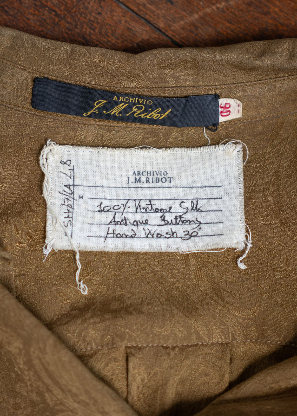 J.M.Ribot Vintage silk jacquard shirt – VISION OF FASHION