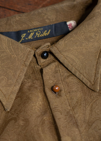 JMRibot Vintage silk jacquard shirt