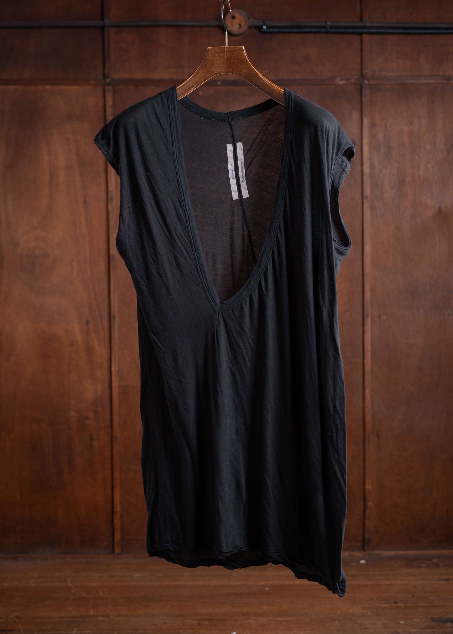 Rick Owens 21SS V-neck Cut Saw