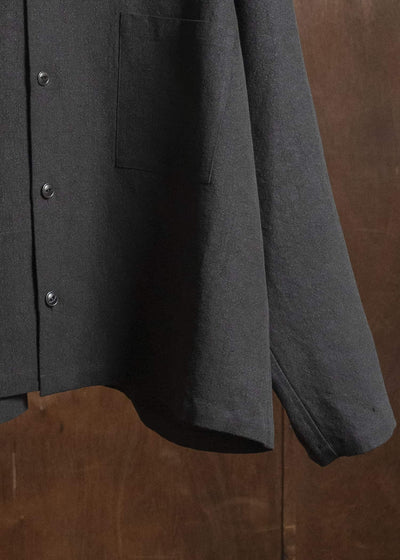 YOKO SAKAMOTO YS-26SS-28-BROWN Work Blouse BROWN