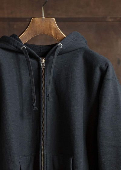 YOKO SAKAMOTO Athletic HoodieYS-25SS-107-BLACK