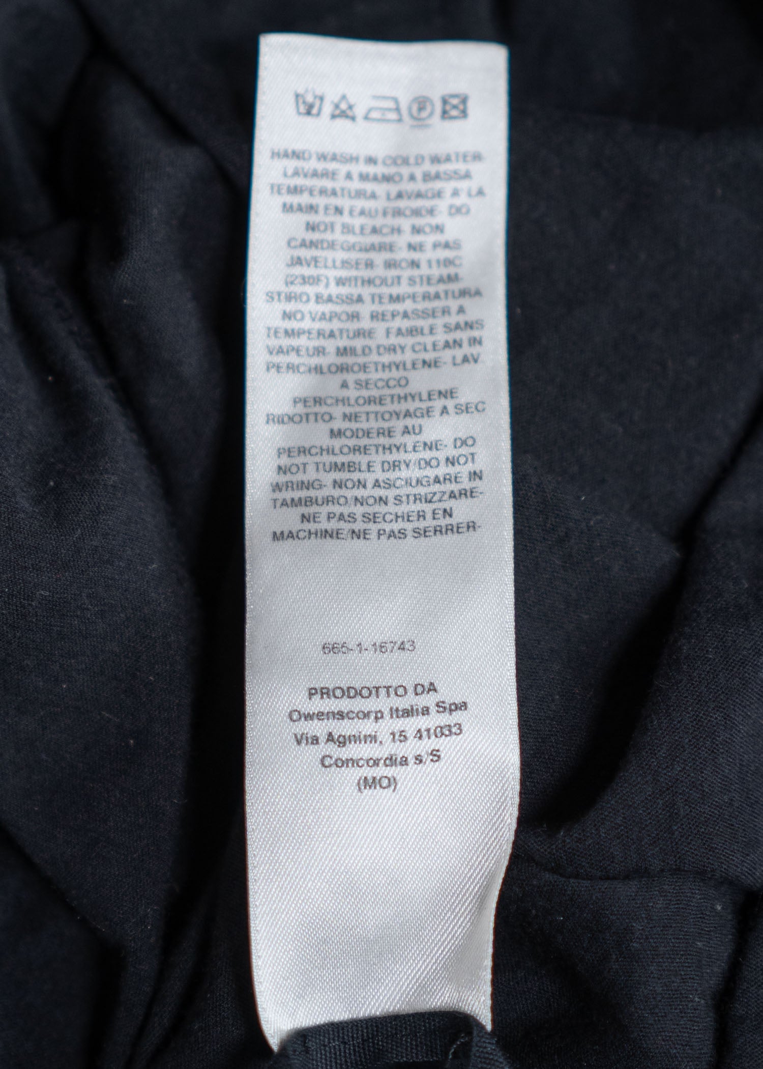 Rick Owens 21SS V-neck Cut Saw