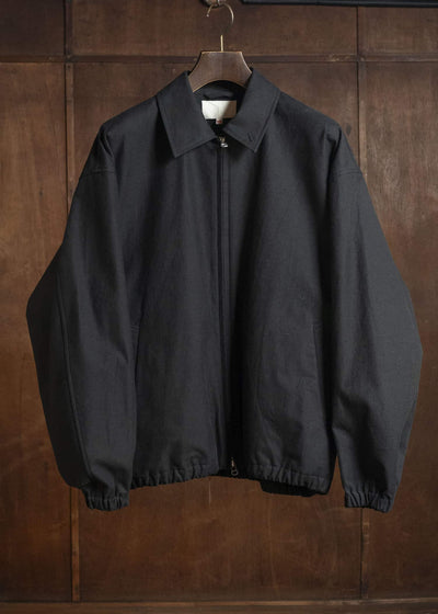 YOKO SAKAMOTO YS-26SS-23-BLACK Zip Blouson BLACK