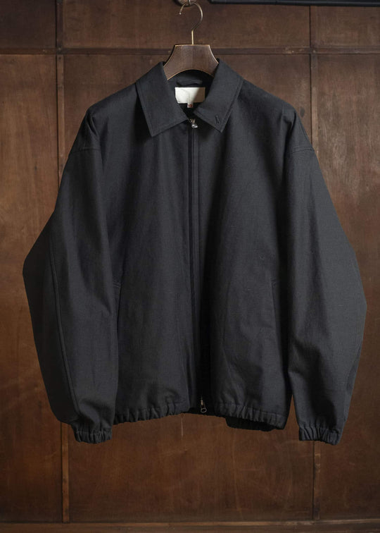 YOKO SAKAMOTO YS-26SS-23-BLACK Zip Blouson BLACK