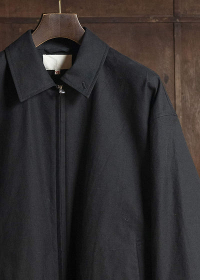 YOKO SAKAMOTO YS-26SS-23-BLACK Zip Blouson BLACK