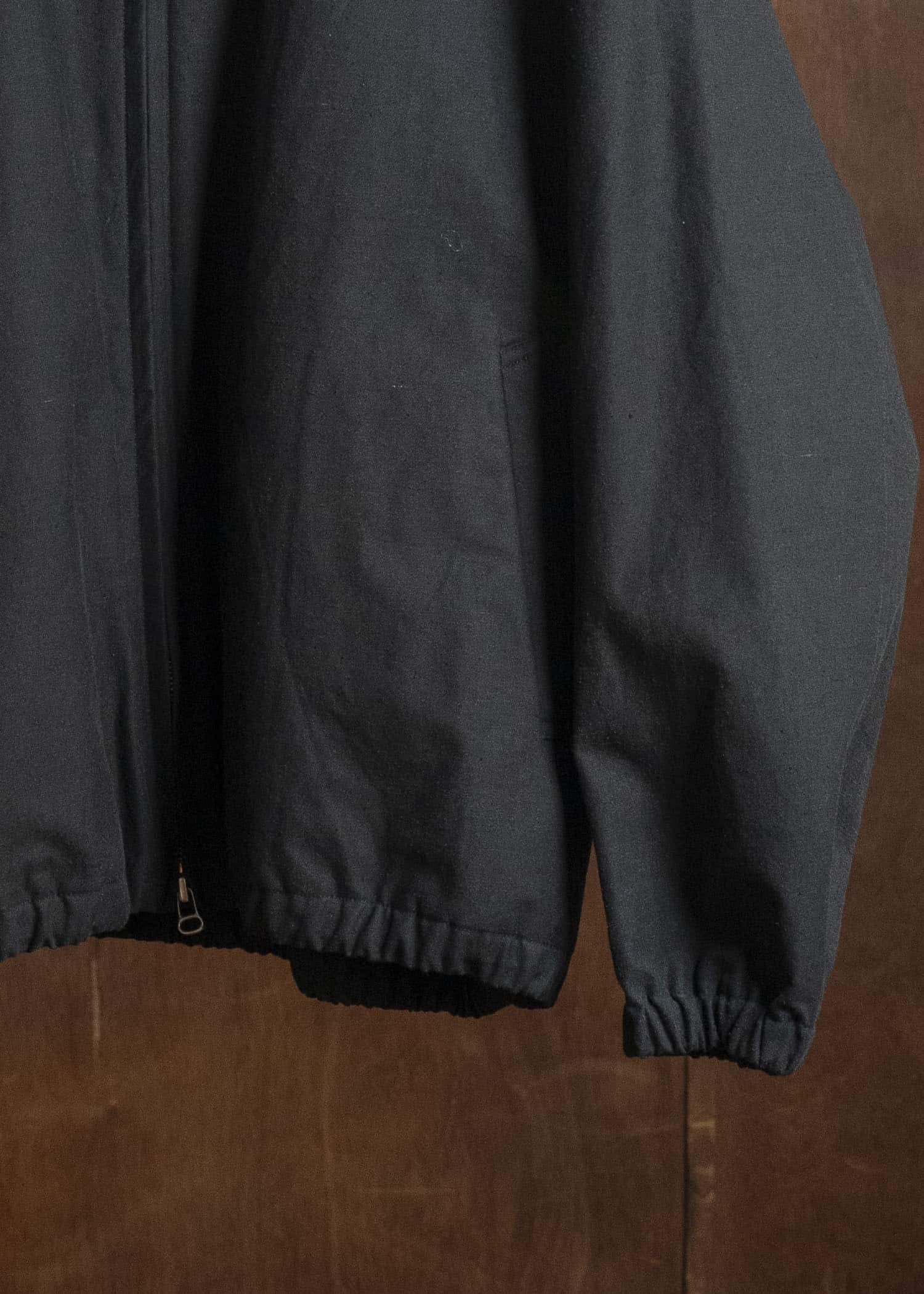 YOKO SAKAMOTO YS-26SS-23-BLACK Zip Blouson BLACK