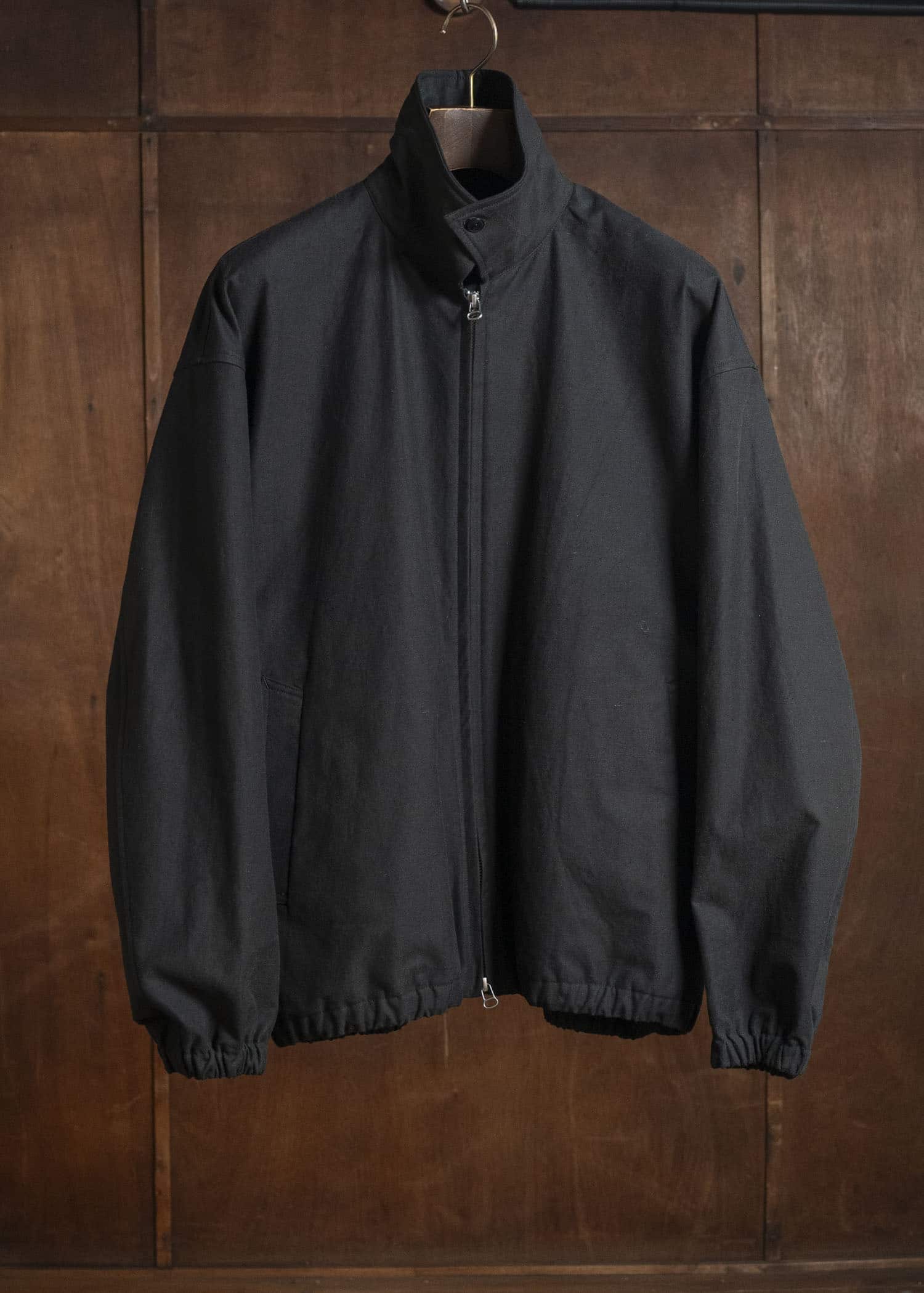 YOKO SAKAMOTO YS-26SS-23-BLACK Zip Blouson BLACK