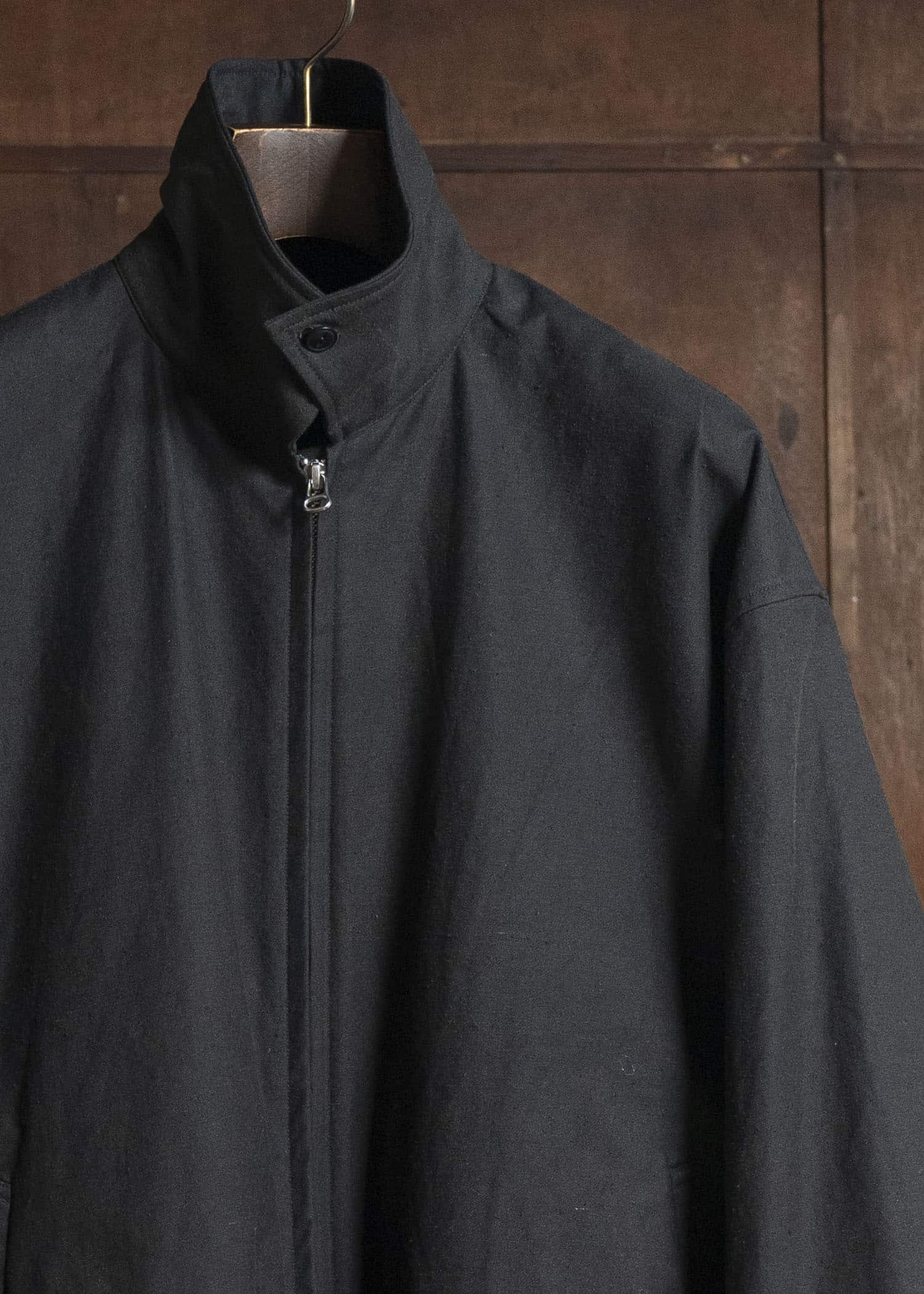 YOKO SAKAMOTO YS-26SS-23-BLACK Zip Blouson BLACK