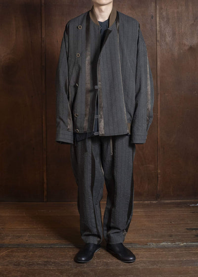 UMA WANG S6/M/UM6556 JOVAN JKT uw086 - grey/brown