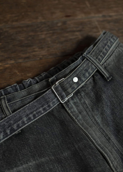 YOKO SAKAMOTO Belted TrousersYS-25SS-12-VINTAGE BLACK