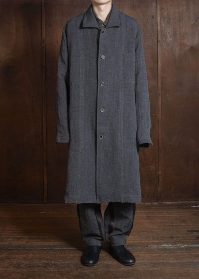 UMA WANG S6/M/UM8501 CASPAR COAT uw890 - dark grey