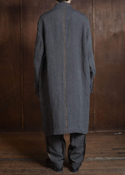 UMA WANG S6/M/UM8501 CASPAR COAT uw890 - dark grey