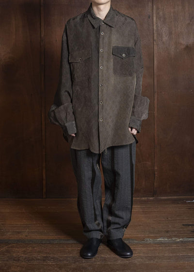 UMA WANG S6/M/UM1516 TAVIS TOP uw690 - dark brown