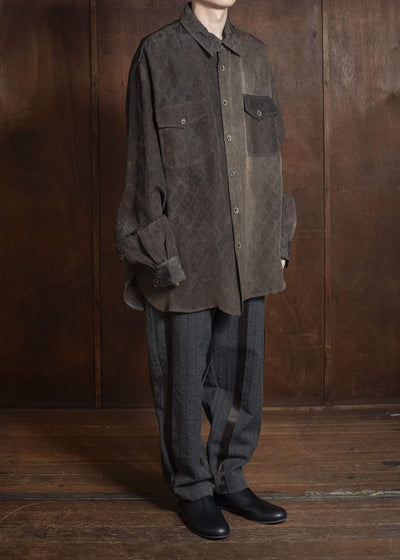 UMA WANG S6/M/UM1516 TAVIS TOP uw690 - dark brown