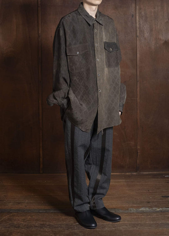 UMA WANG S6/M/UM1516 TAVIS TOP uw690 - dark brown