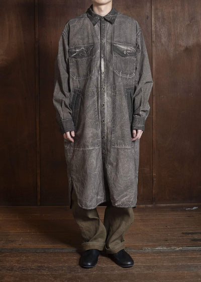 UMA WANG S6/M/UM1522 TREK TOP uw860 - grey brown