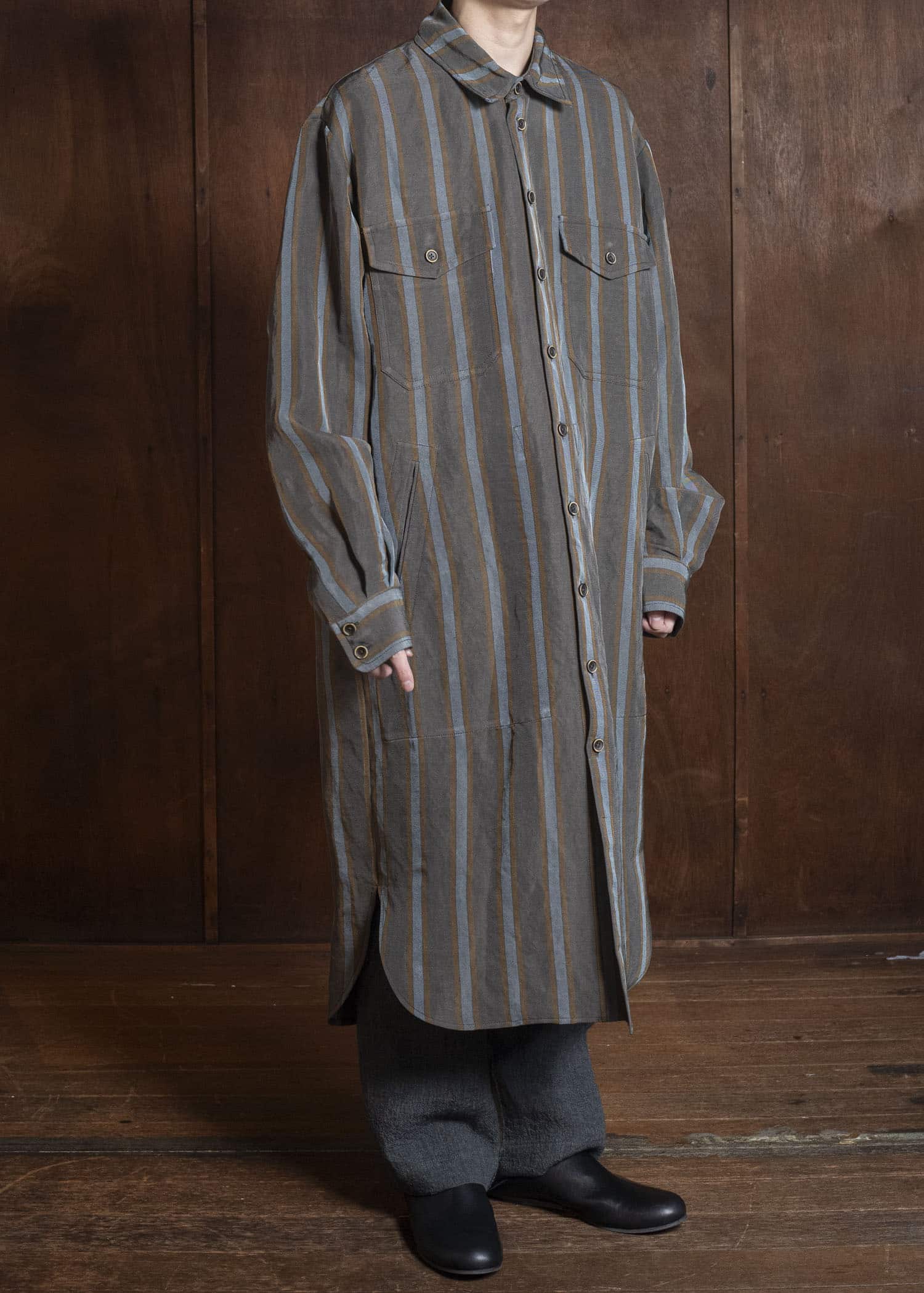 UMA WANG S6/M/UM3518 PERCH PANTS uw890 - dark grey