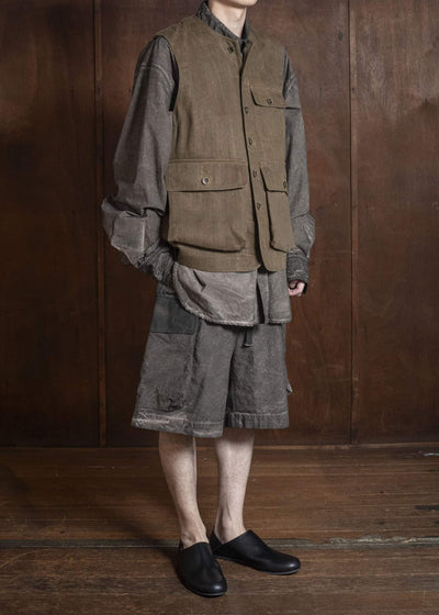 UMA WANG S6/M/UM6526 JOLT JKT uw240 - mustard