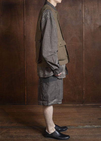 UMA WANG S6/M/UM3527 PANTHER PANTS uw860 - grey brown