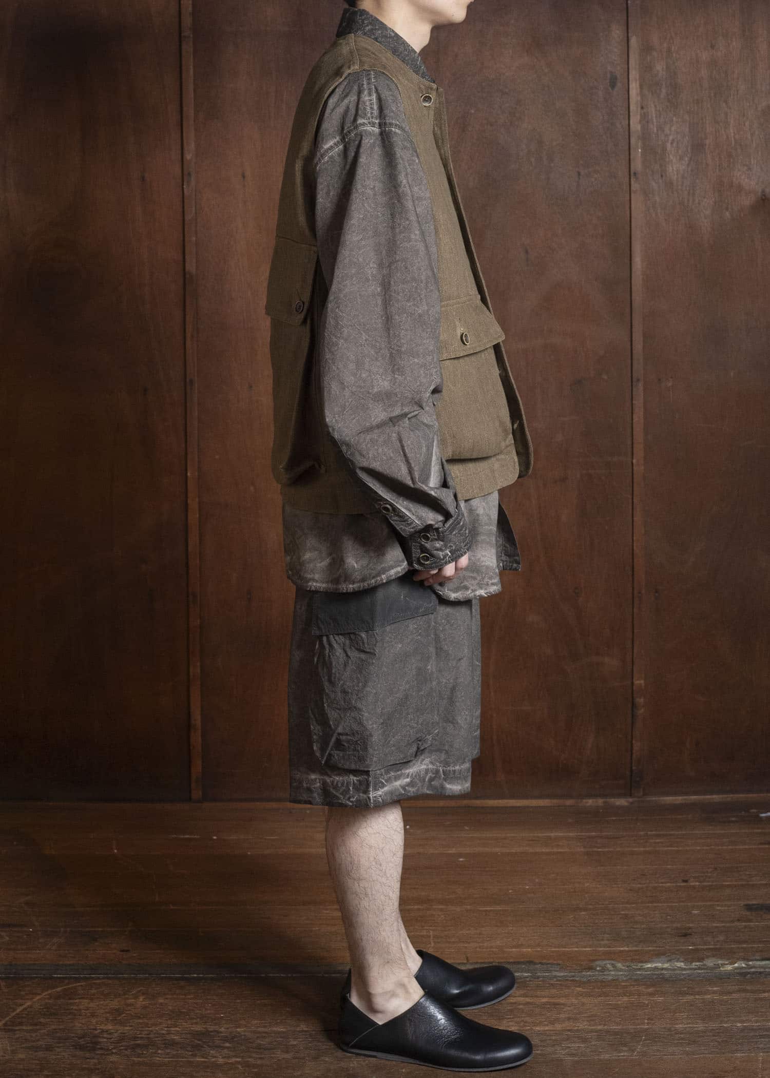 UMA WANG S6/M/UM6526 JOLT JKT uw240 - mustard