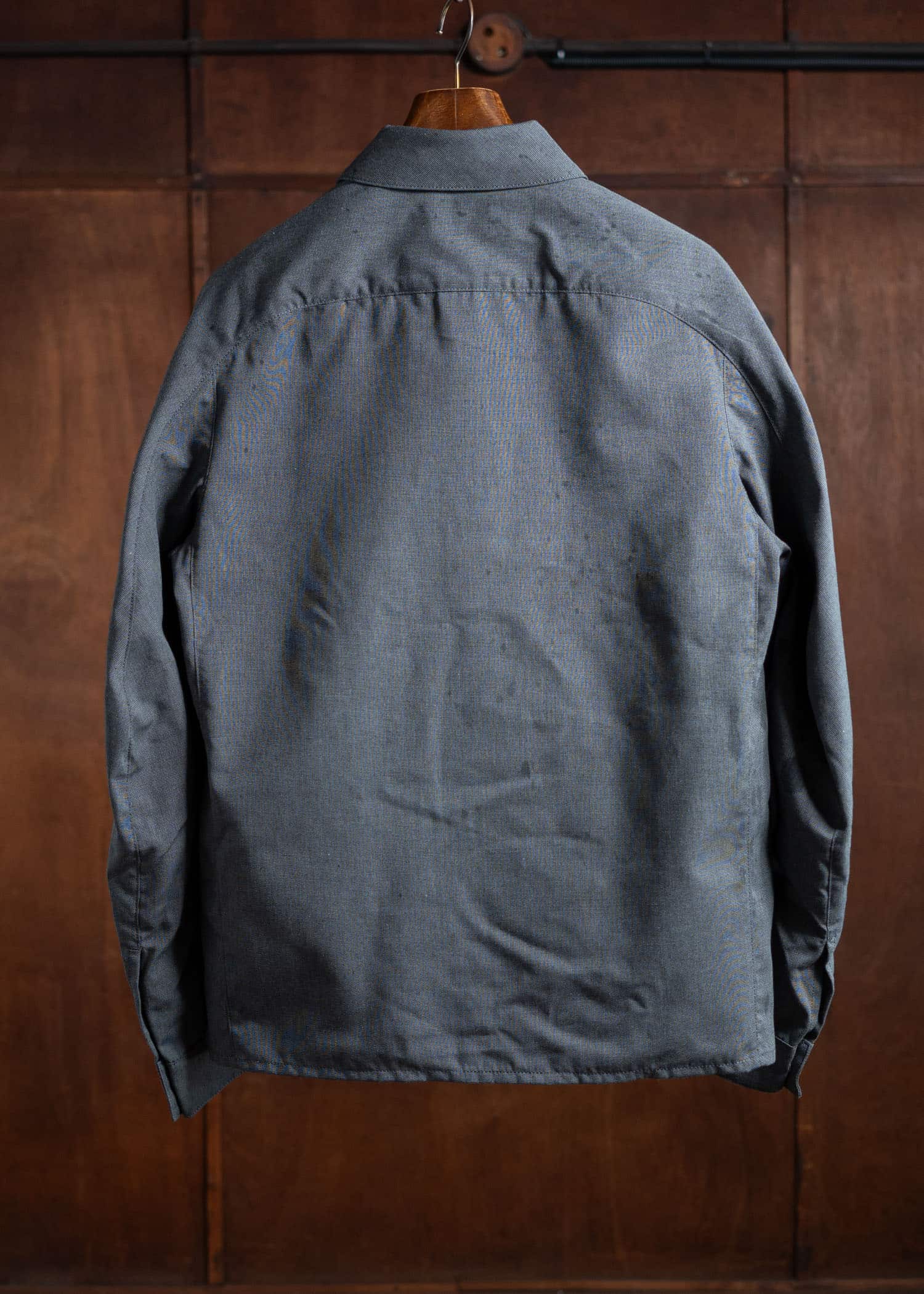 OPPOSE DUALITY Panel Shirts Cotton Gray OD2002SHT-24AW