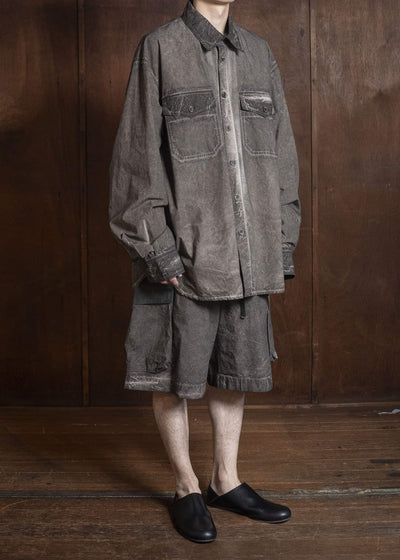 UMA WANG S6/M/UM1517 TAVIS TOP uw860 - grey brown