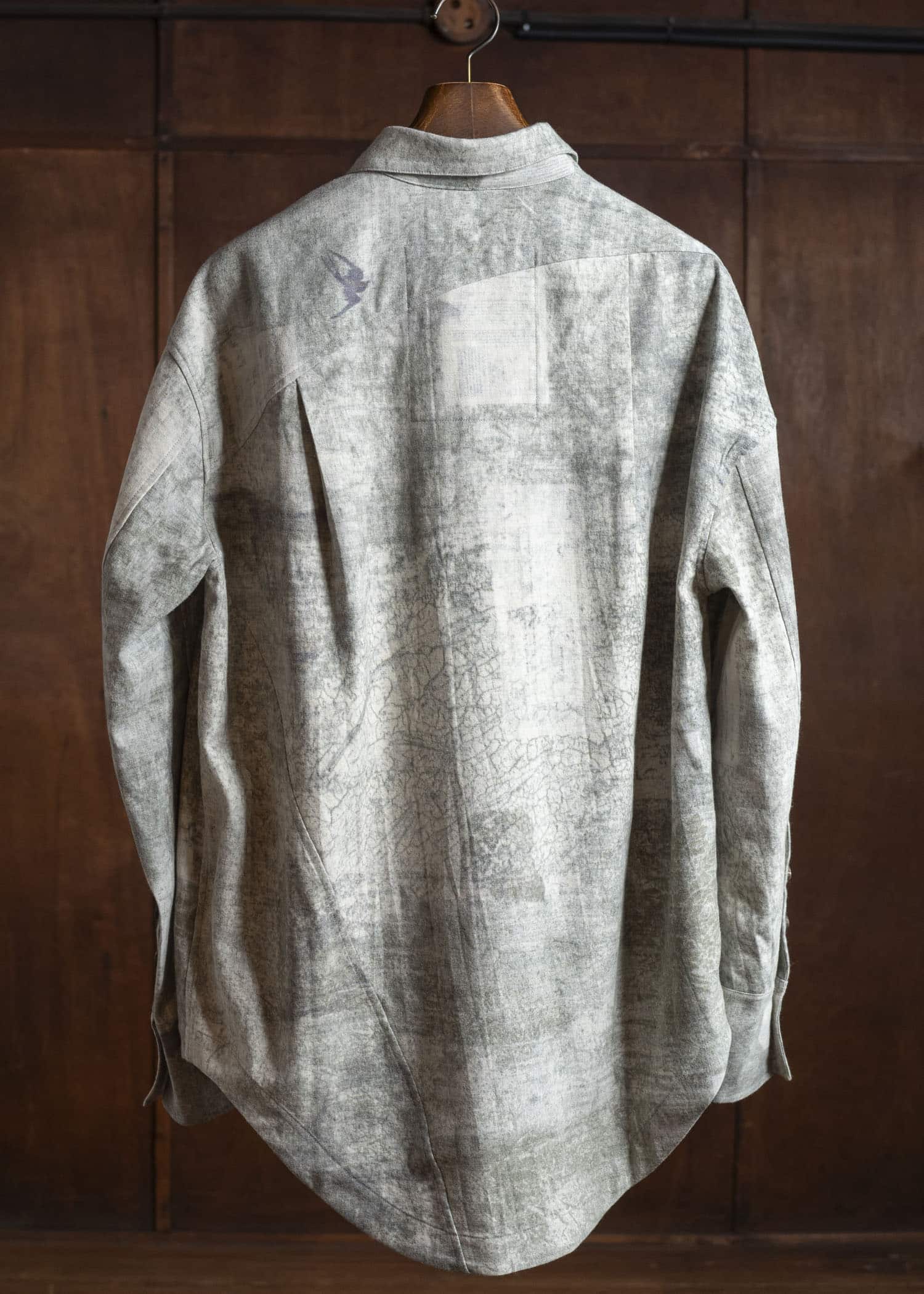 ZIGGY CHEN 0M2530735 DIGITAL PRINT WOOL SHIRT JACKET 52