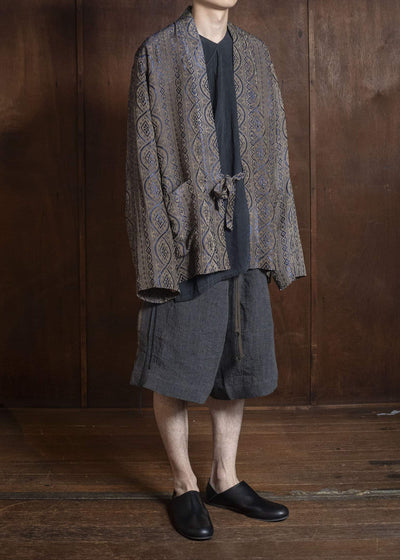 UMA WANG S6/M/UM6511 JUNO JKT uw032 - blue/tan