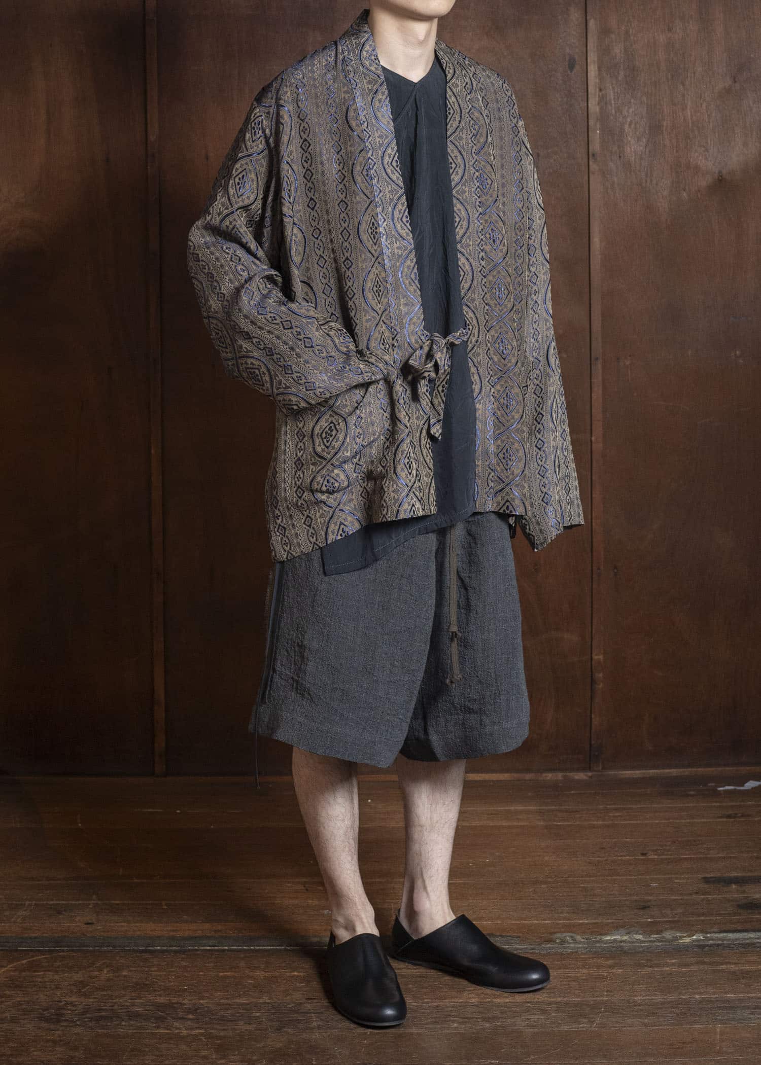 UMA WANG S6/M/UM6511 JUNO JKT uw032 - blue/tan