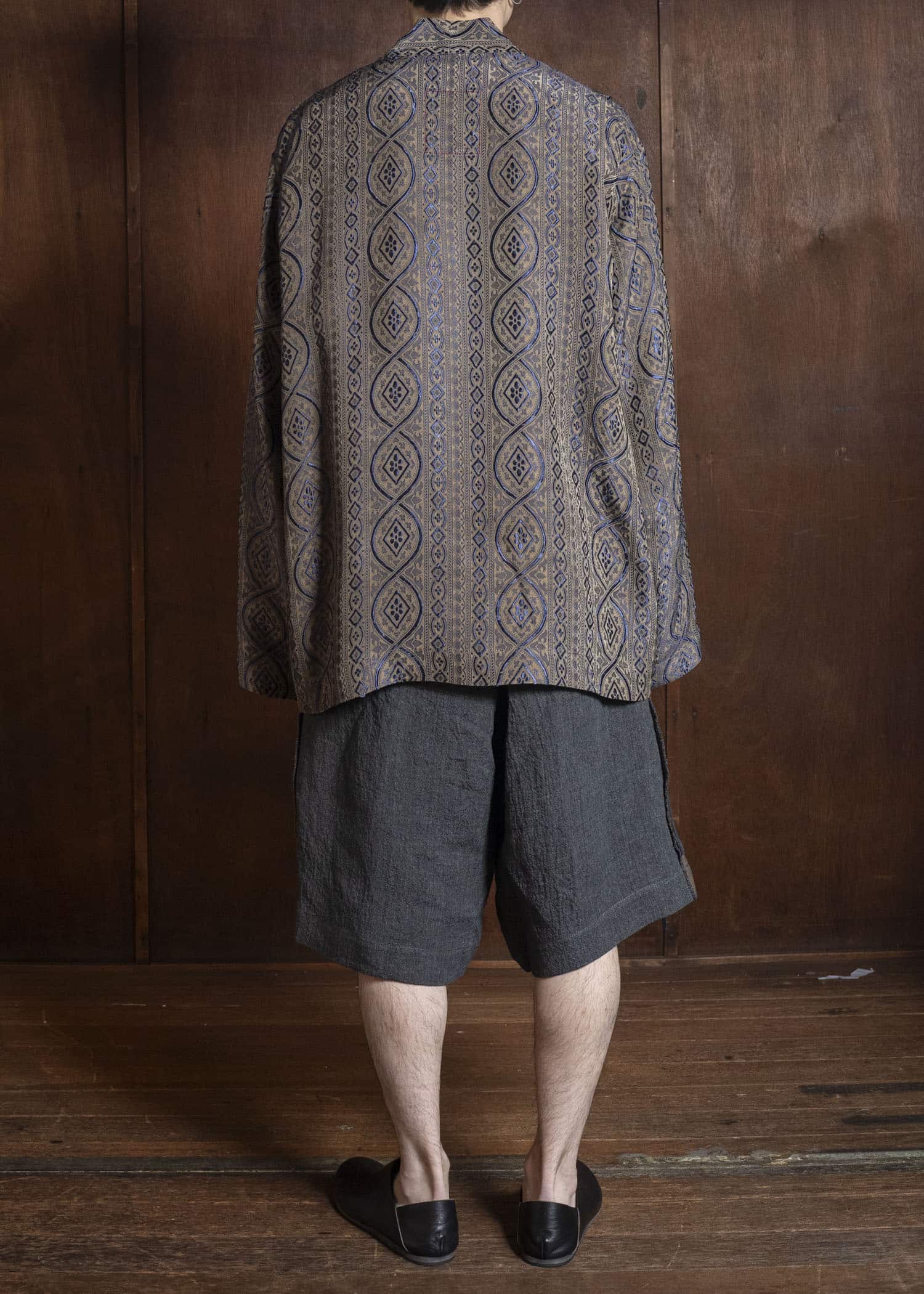 UMA WANG S6/M/UM6511 JUNO JKT uw032 - blue/tan