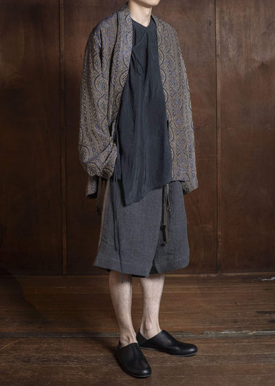 UMA WANG S6/M/UM6511 JUNO JKT uw032 - blue/tan