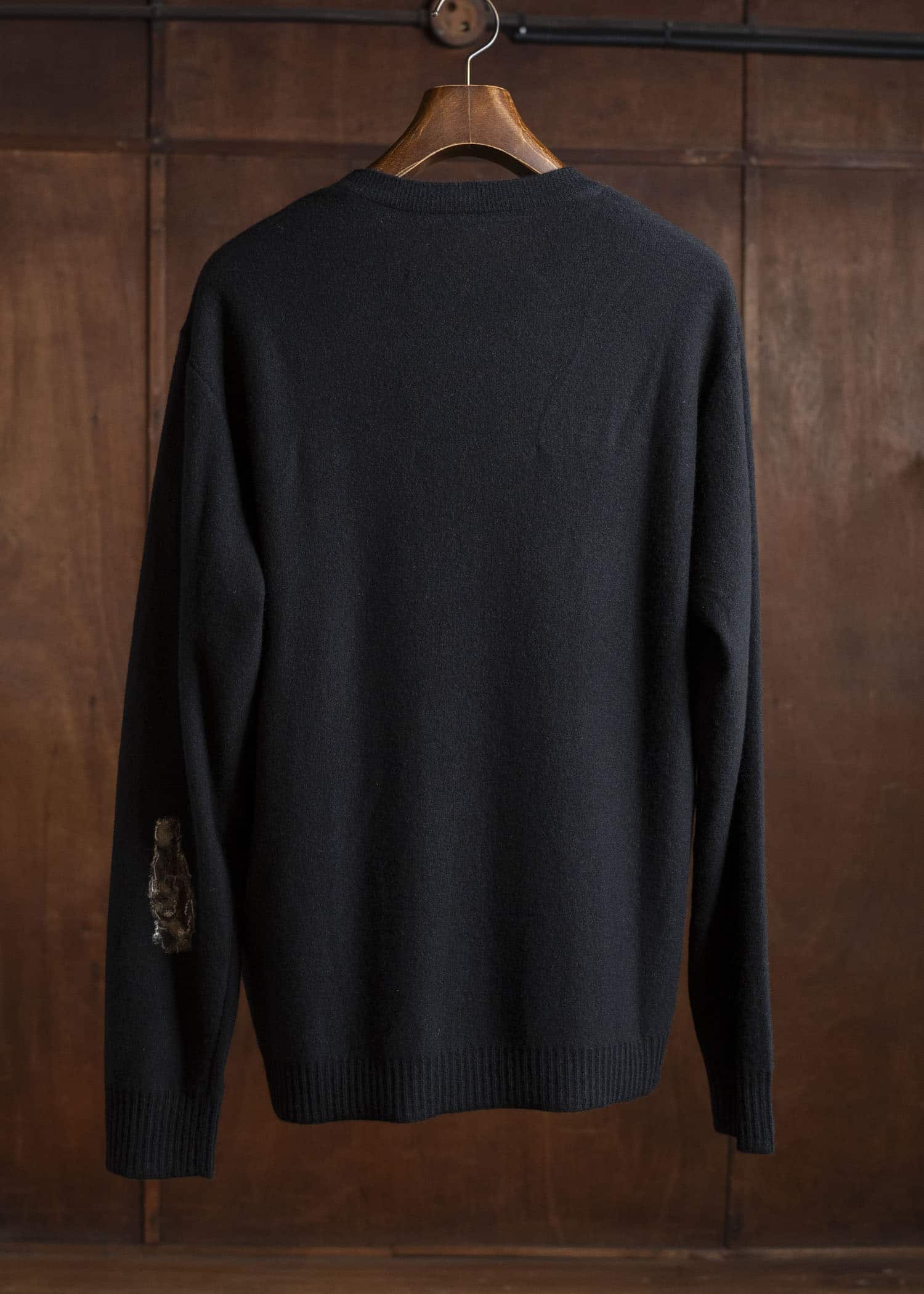 ZIGGY CHEN 0M2532001 SMALL STATUE INTARSIA SWEATER 4