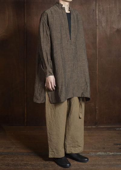 KLASICA SH-045 NEO STAND COLLAR PULL OVER SAFRON