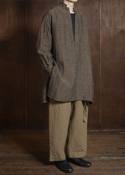 KLASICA SH-045 NEO STAND COLLAR PULL OVER SAFRON