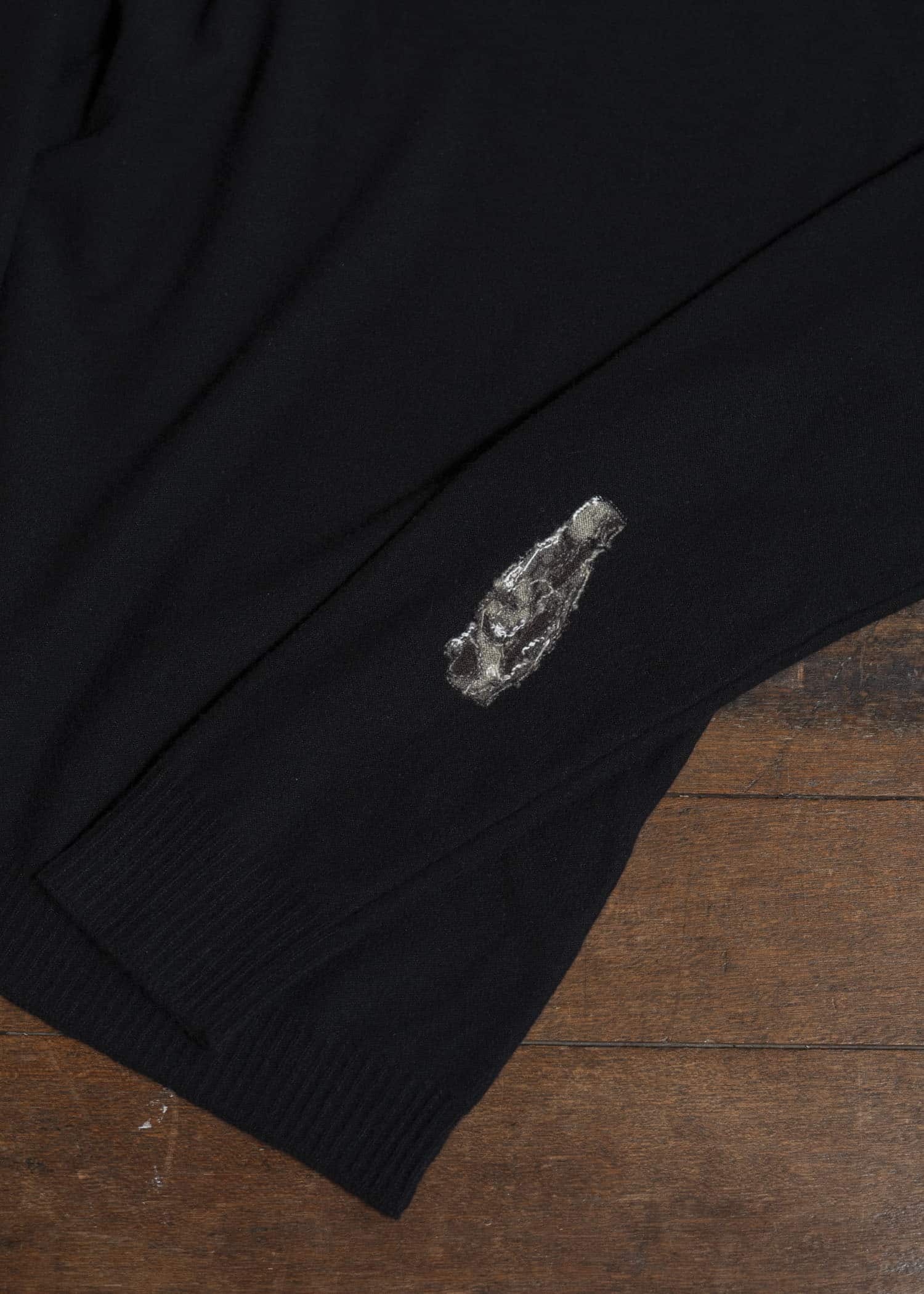 ZIGGY CHEN 0M2532001 SMALL STATUE INTARSIA SWEATER 4