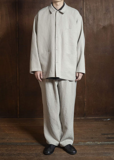 YOKO SAKAMOTO YS-26SS-27-BEIGE WORK SHIRT BEIGE