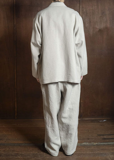 YOKO SAKAMOTO YS-26SS-27-BEIGE WORK SHIRT BEIGE