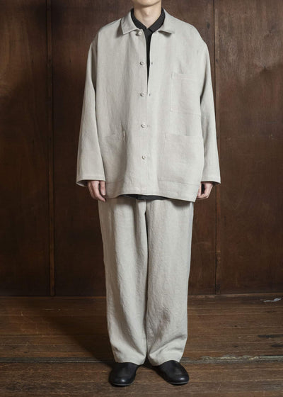 YOKO SAKAMOTO YS-26SS-27-BEIGE WORK SHIRT BEIGE