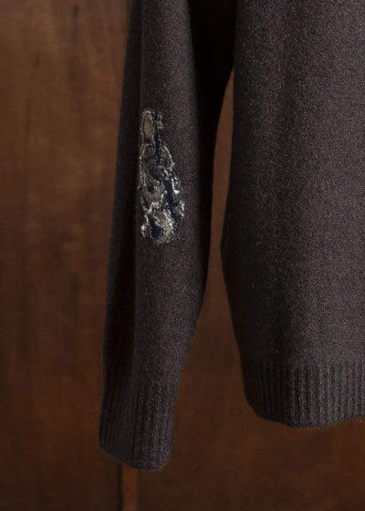 ZIGGY CHEN 0M2532008 SMALL STATUE INTARSIA SWEATER 83