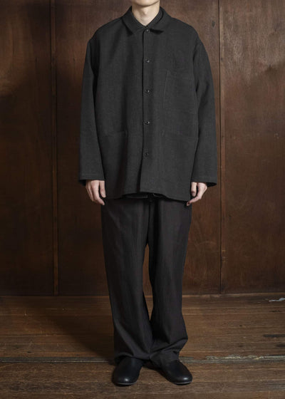 YOKO SAKAMOTO YS-26SS-27-BROWN WORK SHIRT BROWN