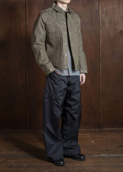 OPPOSE DUALITY 6 Pocket Panel Denim JKT RAW OD0001DJK-25SS Green