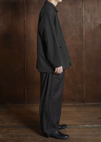 YOKO SAKAMOTO YS-26SS-27-BROWN WORK SHIRT BROWN