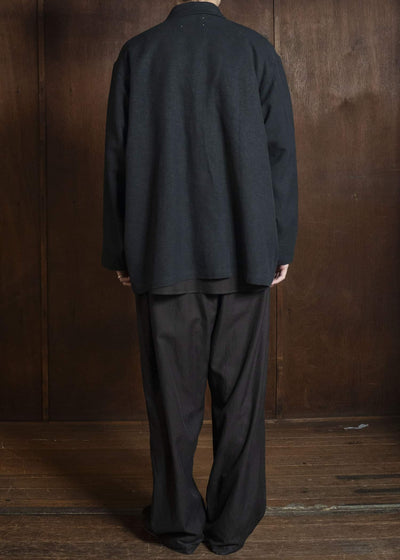 YOKO SAKAMOTO YS-26SS-27-BLACK WORK SHIRT BLACK