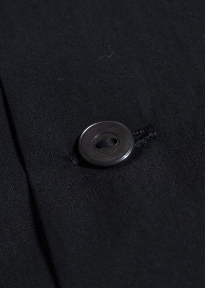 Taiga Takahashi Lot.101-Black Open Collar Shirt Black